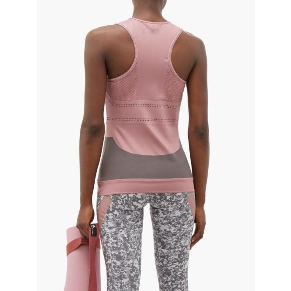 Adidas by Stella McCartney Rose and Charcoal Tank Top - Picture 13 of 16